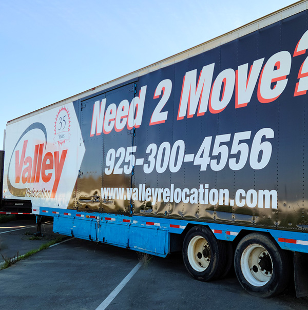 Bay Area Moving Company truck
