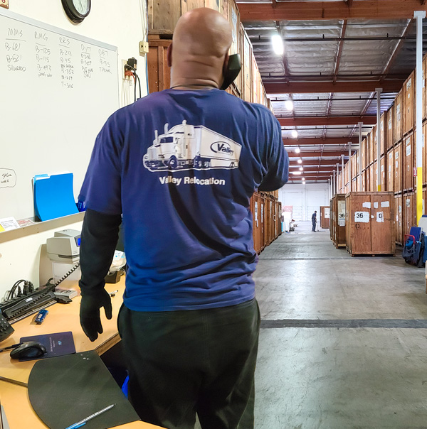 Inside Valley Relocation and Storage Commercial Concord Ca warehouse