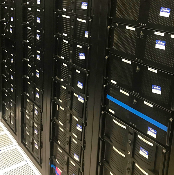 data server relocation includes deracking and reracking