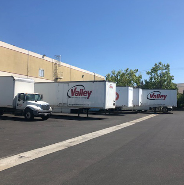 Valley Relocation Warehouse for its Silicon Valley Moving Company