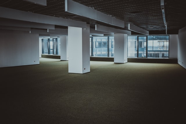 An empty commercial property