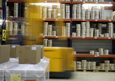 high-value product shipping at a warehouse