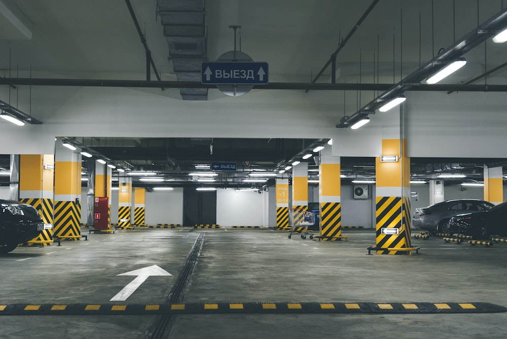 underground parking garage