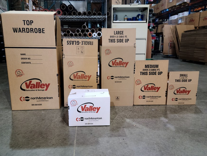 Valley Relocation’s packing material for commercial relocation.