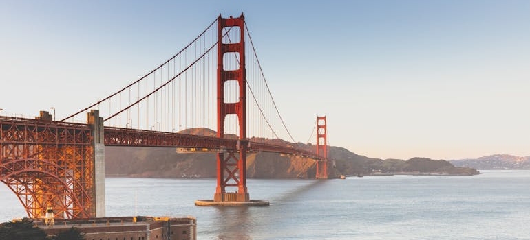 Golden Gate bridge in San Francisco.