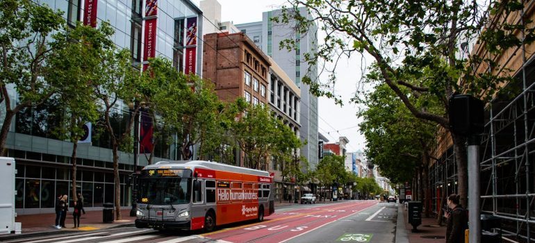 a street in SF