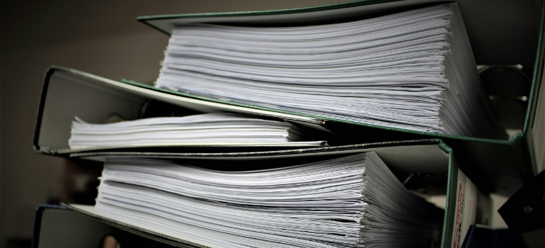 documents for packing your work station