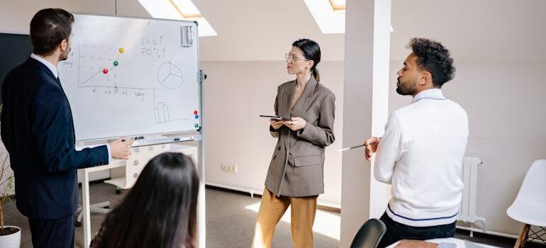 people having a meeting