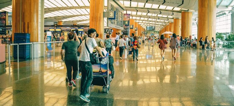 People Standing Inside Airport