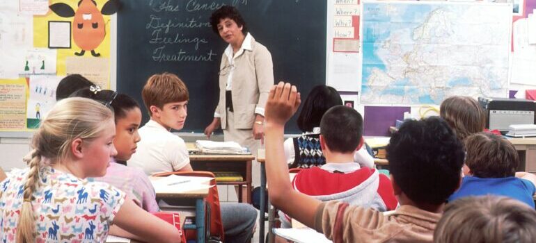 children in class