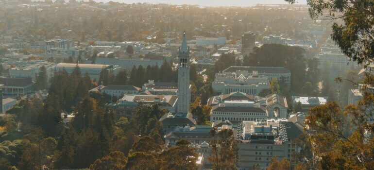 aerial view of a city